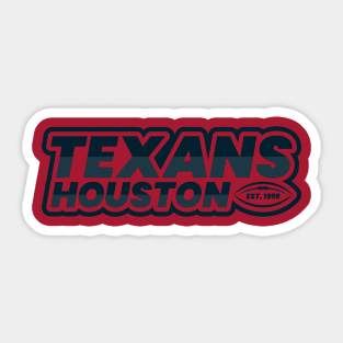 Houston 3 Sticker